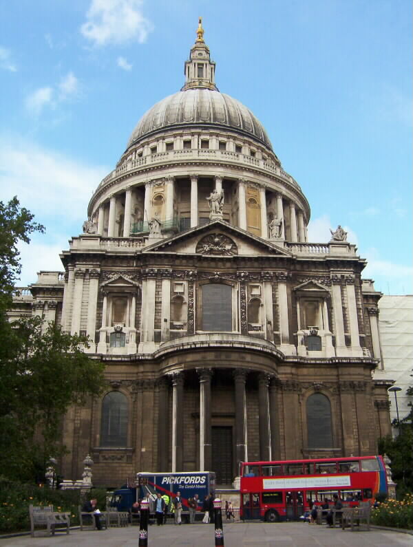 Foto av St. Paul's Cathedral i London City