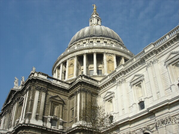 Foto av St. Paul's Cathedral i London City