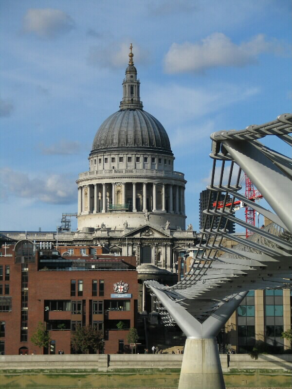 Foto av St. Paul's Cathedral i London City